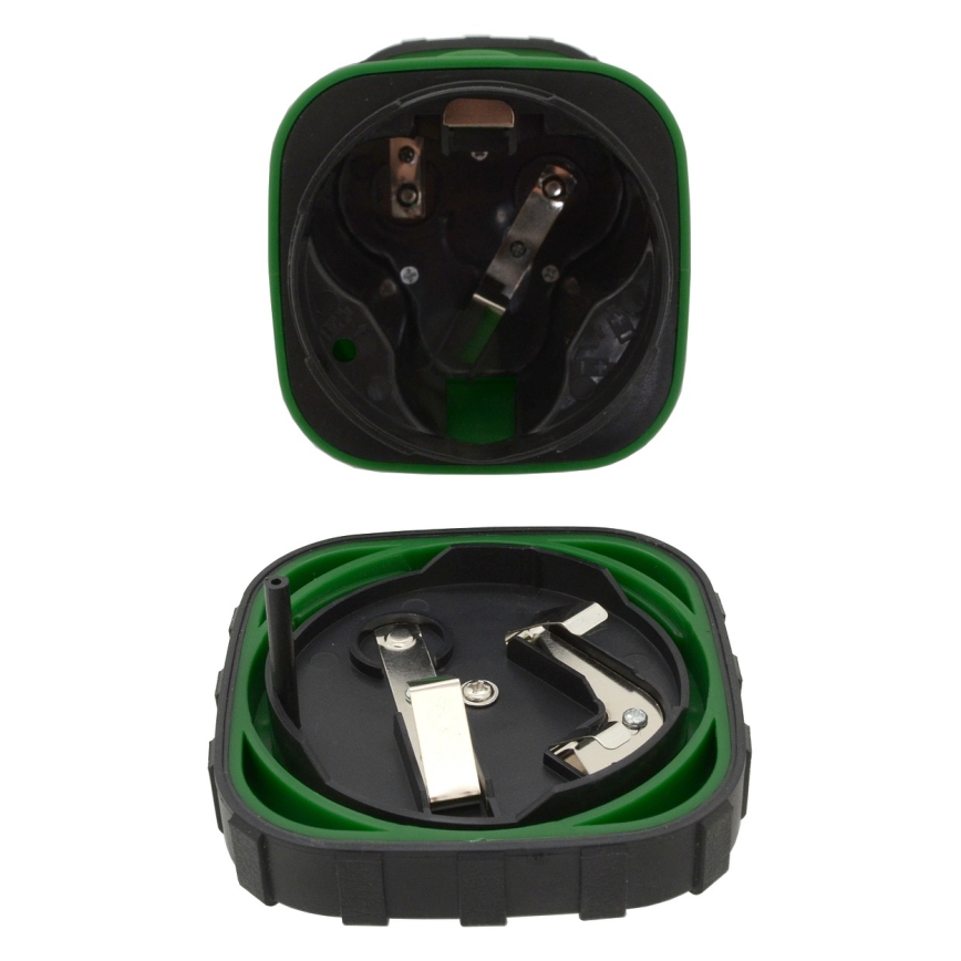 LED Преносима лампа LED/3xLR20 IP44 черна/зелена