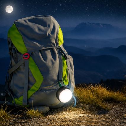 LED Преносима презареждаща се лампа LUMINA POCKET LED/5V 500 mAh черна