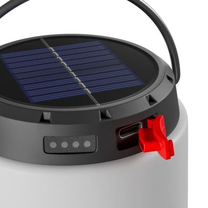 LED преносима соларна зареждаща лампа с регулируема яркост LUMINA TUBO LED/5V 800 mAh