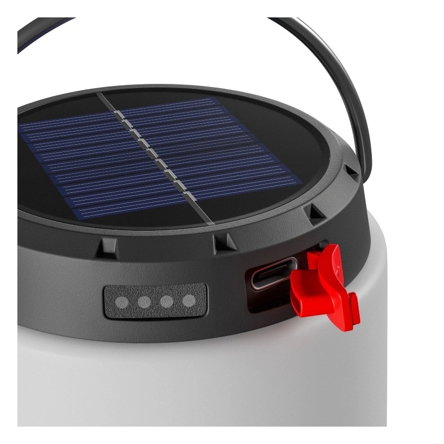 LED преносима соларна зареждаща лампа с регулируема яркост LUMINA TUBO LED/5V 800 mAh