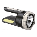 LED презареждаем фенер 2xLED/3W/5V 210 lm 1200 mAh черен