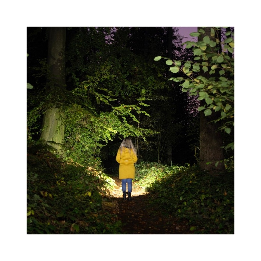 LED презареждаем фенер 2xLED/3W/5V 210 lm 1200 mAh черен