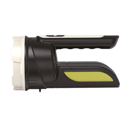 LED презареждаем фенер 2xLED/3W/5V 210 lm 1200 mAh черен