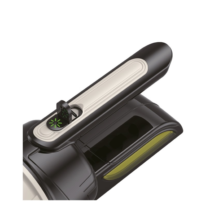 LED презареждаем фенер 2xLED/3W/5V 210 lm 1200 mAh черен