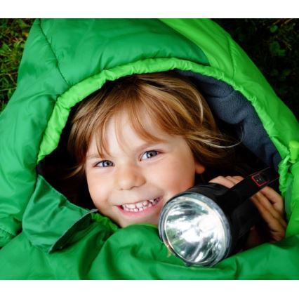 LED презареждаем фенер LED/5V 500 lm 1200 mAh черен