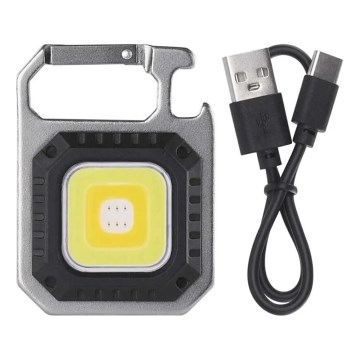 LED презареждаем фенер LED/USB/3,7V IP44 750 lm 400 mAh
