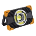 LED презареждаем прожектор с вграден високоговорител LED/10W/5V USB 6500K IP44 2000 mAh