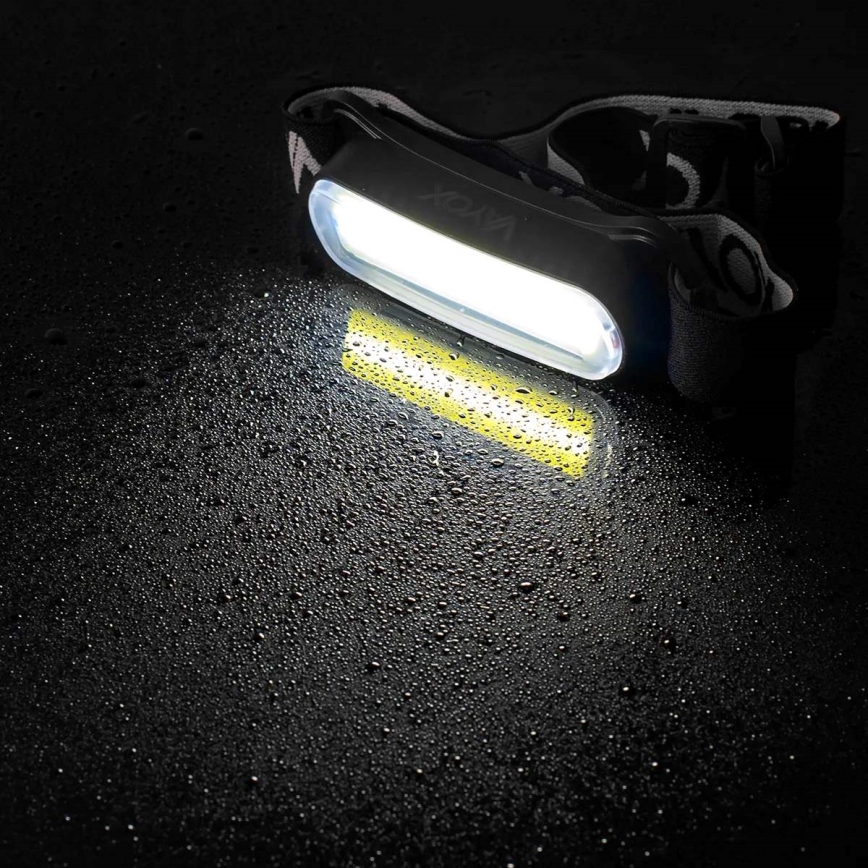 LED Регулируема презареждаема челна лампа LED/5V IPX4 300 лм 1200 mAh