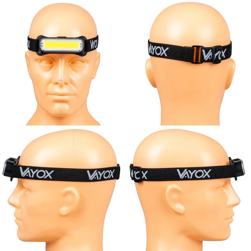 LED Регулируема презареждаема челна лампа LED/5V IPX4 300 лм 1200 mAh