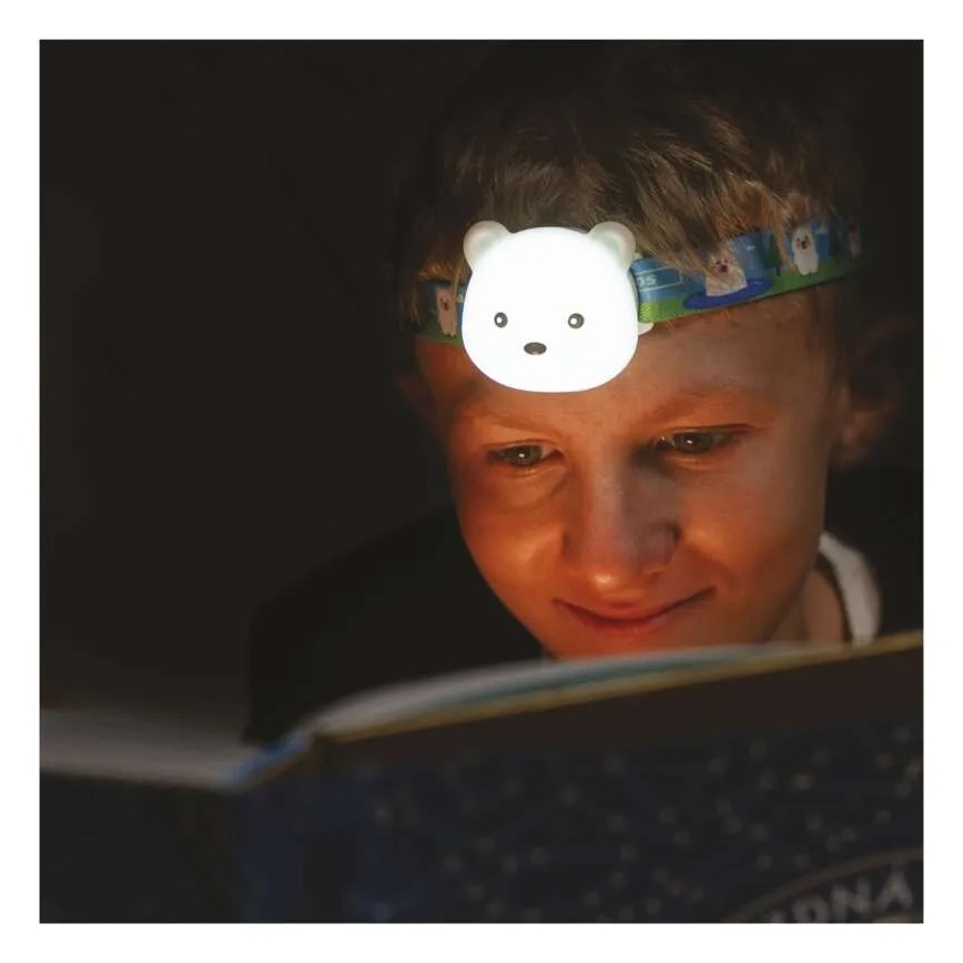 LED презареждаема челна лампа LED/USB 500 mAh мече