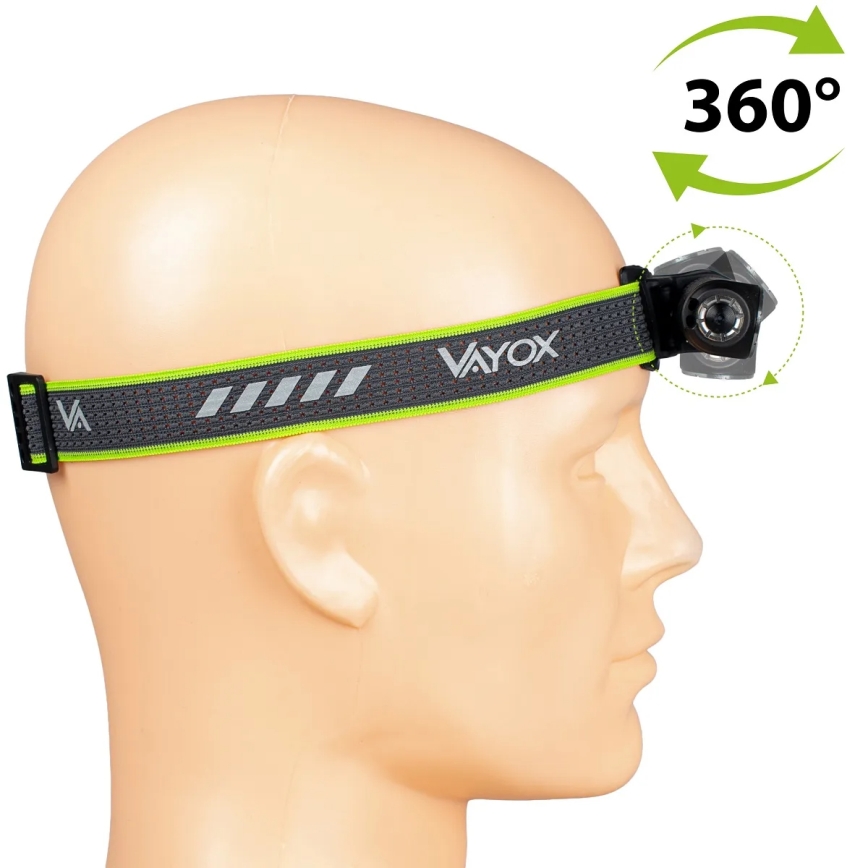 LED димируема презареждаема челна лампа с червена светлина, 3 в 1, LED/10W/5V IP66, 500 lm, 800 mAh