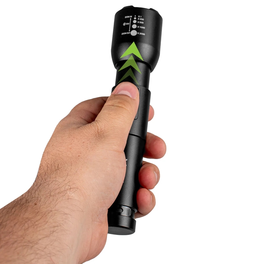 LED Регулируема презареждаема фенерче LED/20W/5V IPX4 800 lm 2000 mAh