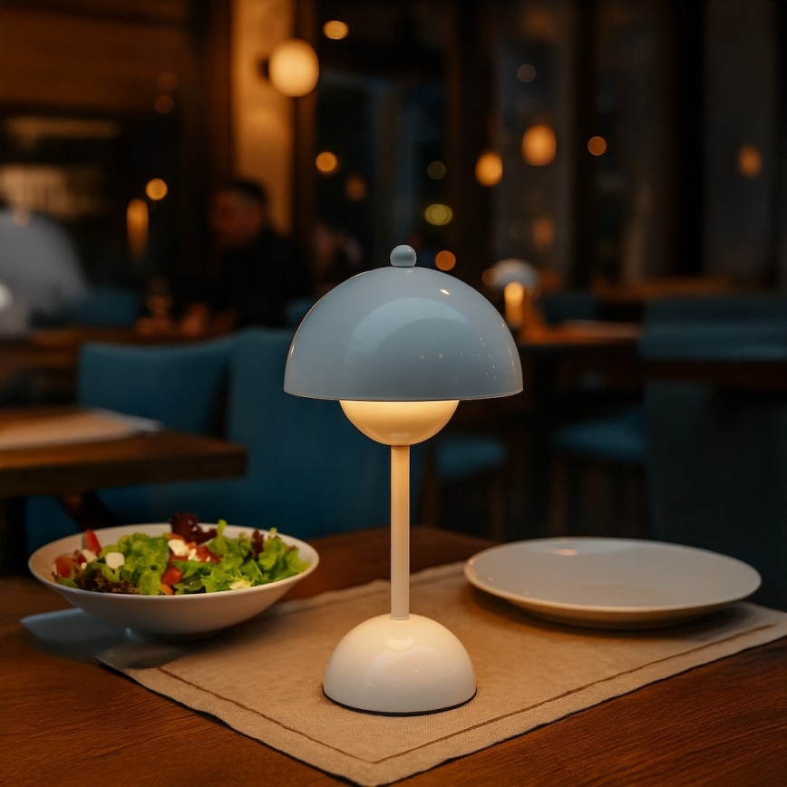 LED презареждаема настолна сензорна лампа COSTA LED/3W/5V 2400 mAh 3000-6000K бяла