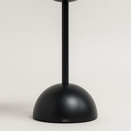 LED презареждаема сензорна настолна лампа COSTA LED/3W/5V 2400 mAh 3000-6000K черна