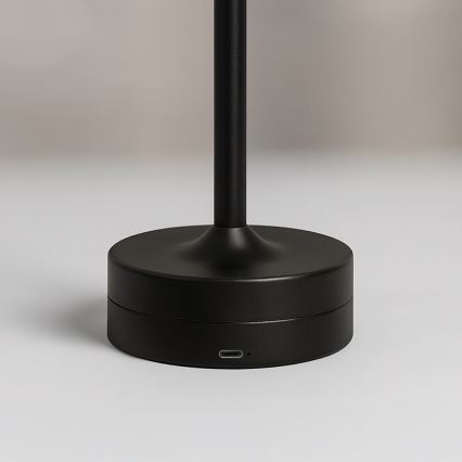 LED Презареждаема сензорна настолна лампа TAVOLO LED/2,5W/5V 2400 mAh 3000-6000K черна