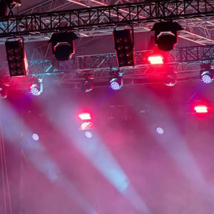 LED прожектор LED/20W/230V IP65 розова светлина