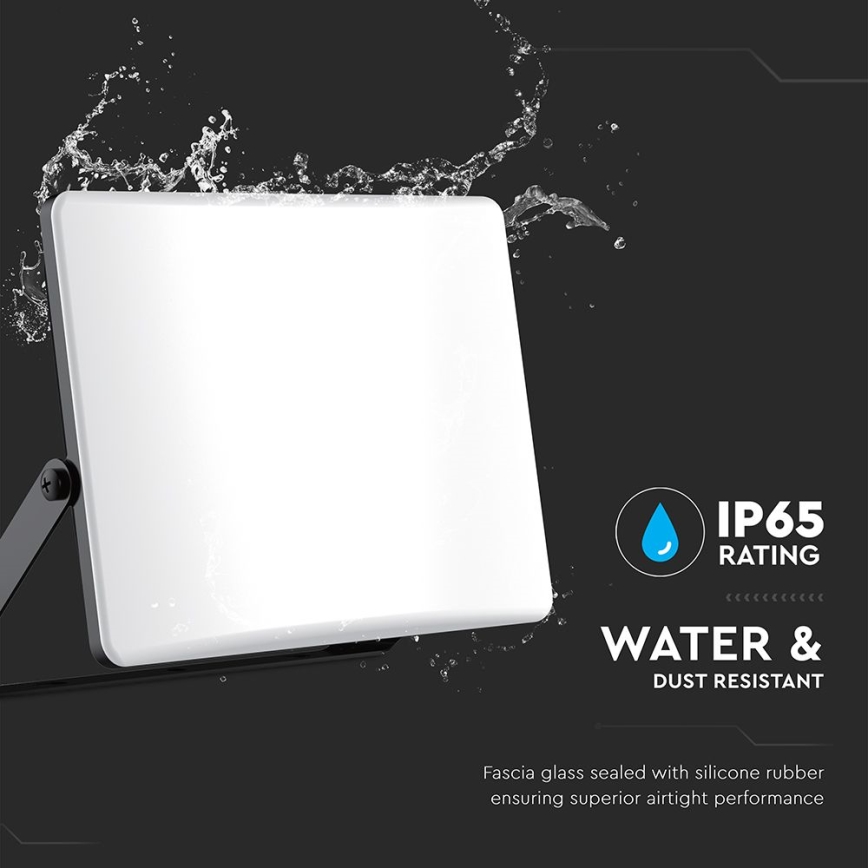 LED прожектор LED/50W/230V 3000/4000/6500K IP65 черен