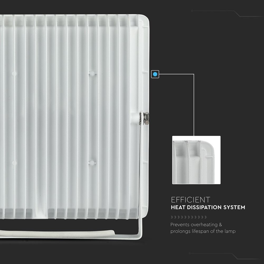 LED Прожектор LED/100W/230V 6500K IP65 бял
