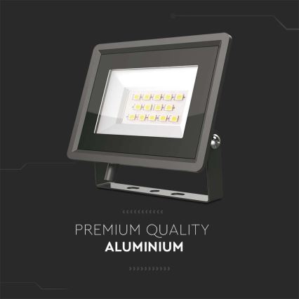 LED Прожектор LED/20W/230V 6500K IP65 черен