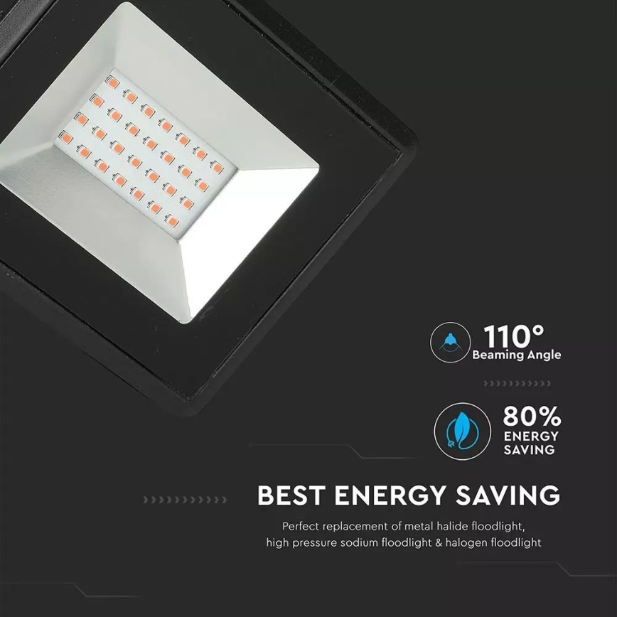 LED Прожектор LED/20W/230V IP65 розов лампа