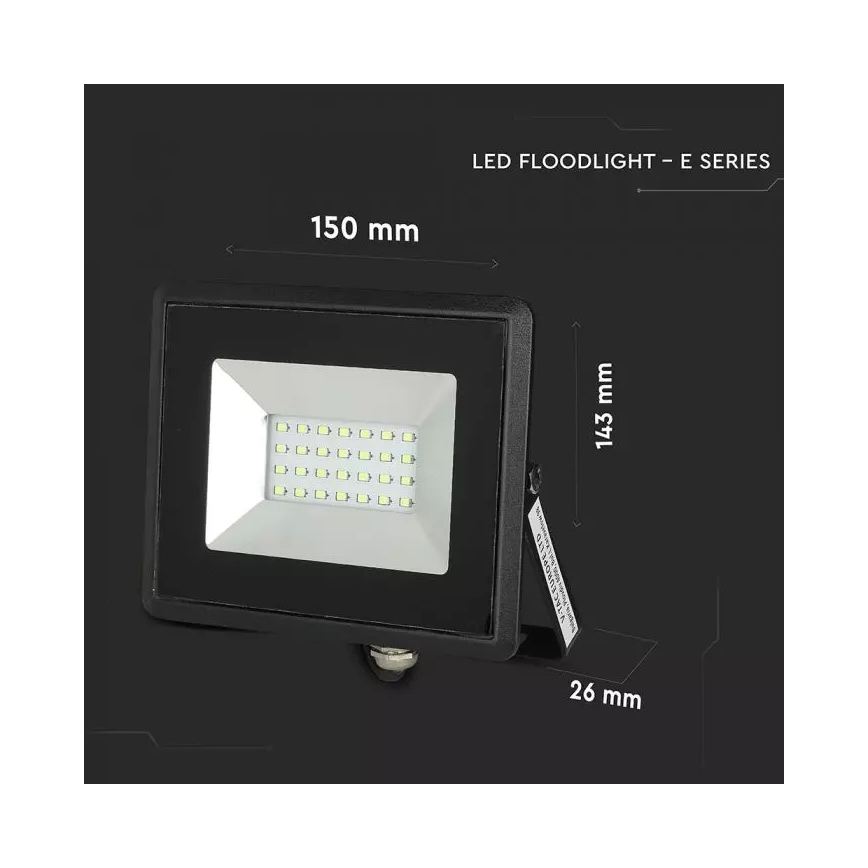 LED Прожектор LED/20W/230V IP65 зелена светлина