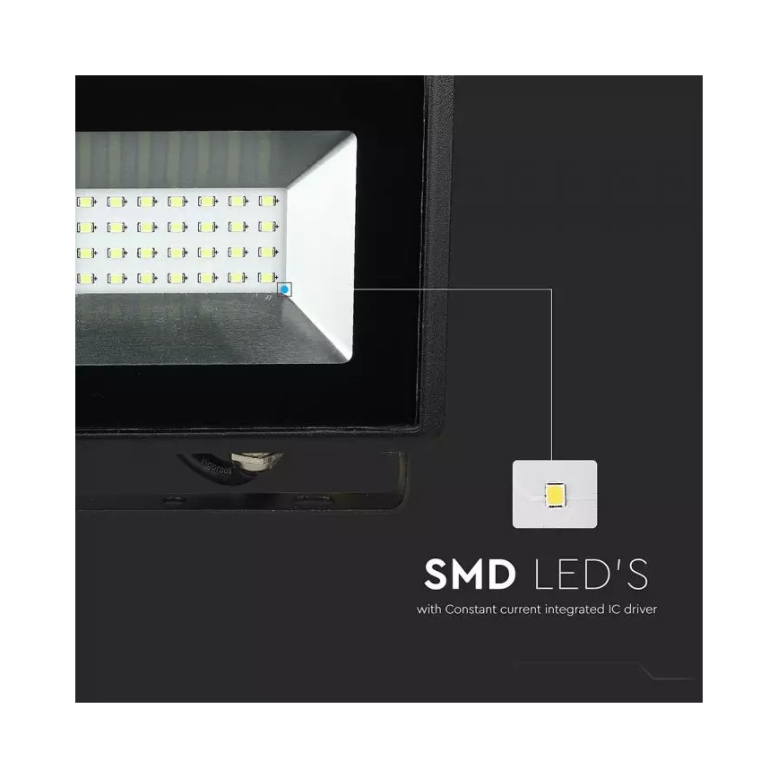LED Прожектор LED/20W/230V IP65 зелена светлина