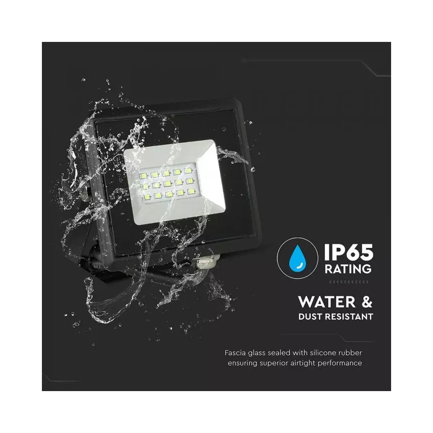 LED Прожектор LED/20W/230V IP65 зелена светлина
