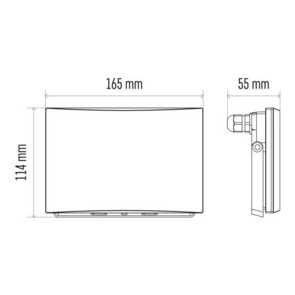 LED Прожектор LED/30,5W/230V IP65