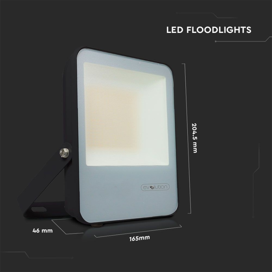 LED Прожектор LED/30W/230V 6400K IP65 черен