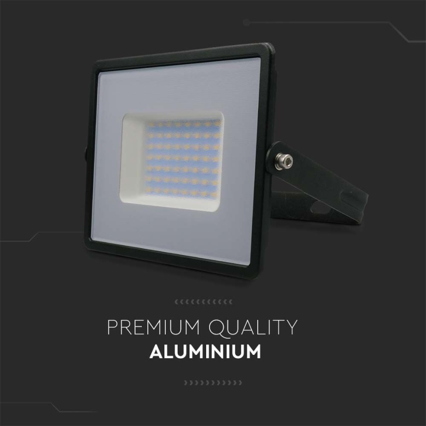 LED Прожектор LED/50W/230V 4000K IP65 черен