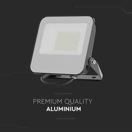 LED Прожектор LED/50W/230V 4000K IP65 черен