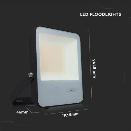 LED Прожектор LED/50W/230V 6400K IP65 черен