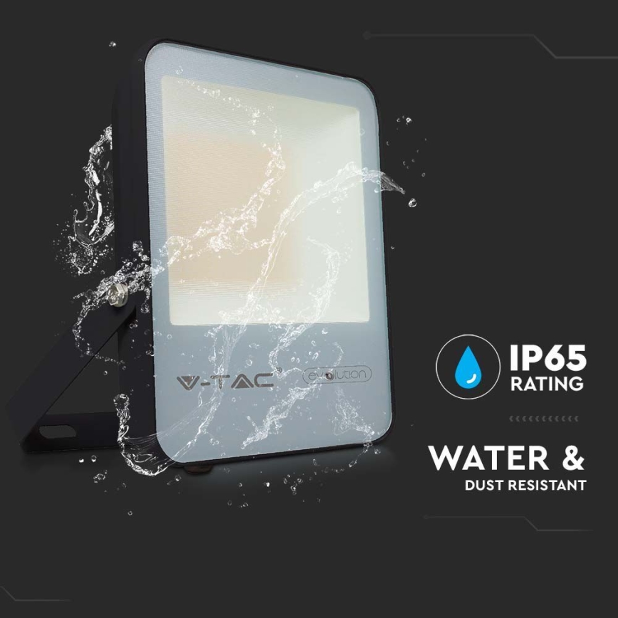 LED Прожектор LED/50W/230V 6400K IP65 черен