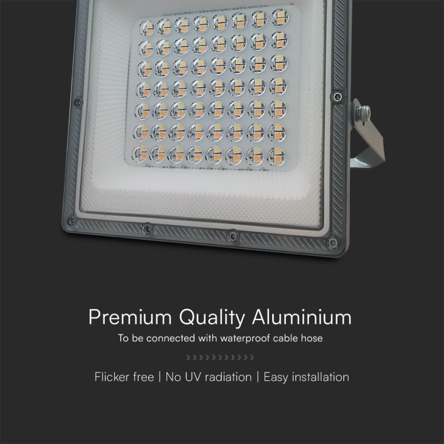 LED Прожектор LED/50W/230V IP65 3000/4000/6500K сив