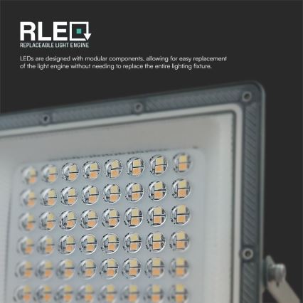 LED Прожектор LED/50W/230V IP65 3000/4000/6500K сив