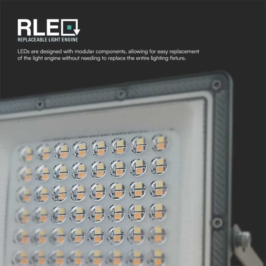 LED Прожектор LED/50W/230V IP65 3000/4000/6500K сив