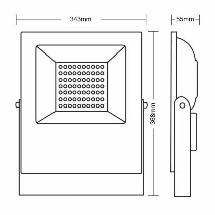 LED Прожектор PROFI PLUS LED/100W/230V 5000K IP66