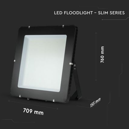 LED прожектор с чип SAMSUNG, 1000W, 230V, 4000K, IP65