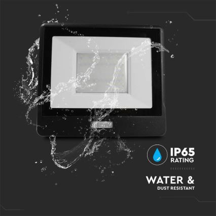 LED прожектор сензорен LED/50W/230V 6500K IP65 черен