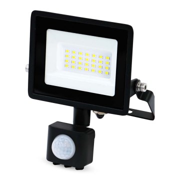 LED прожектор с датчик за движение и сумрак за включване в контакт LED/20W/230V IP44
