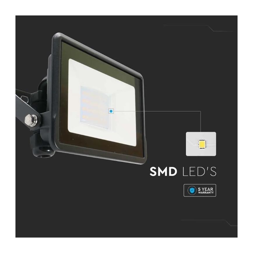 LED Прожектор с директна връзка SAMSUNG CHIP LED/20W/230V IP65 6500K