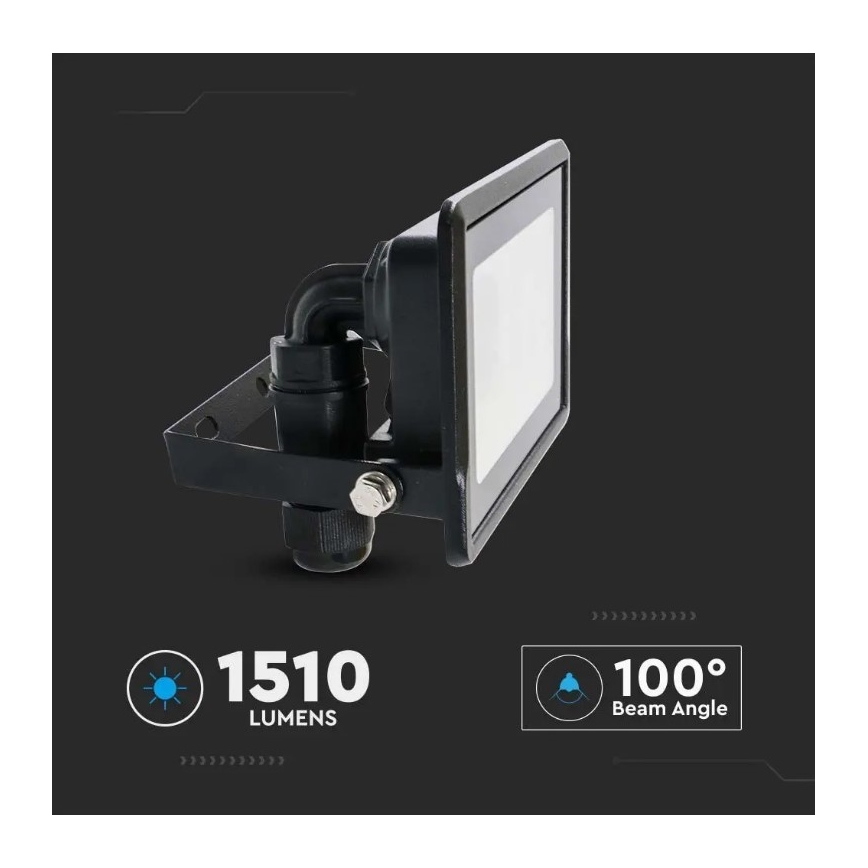 LED Прожектор с директна връзка SAMSUNG CHIP LED/20W/230V IP65 6500K