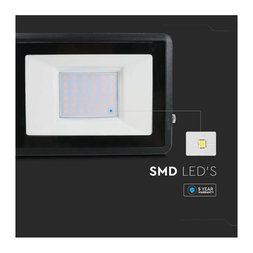 LED Прожектор с директна връзка SAMSUNG CHIP LED/30W/230V IP65 4000K
