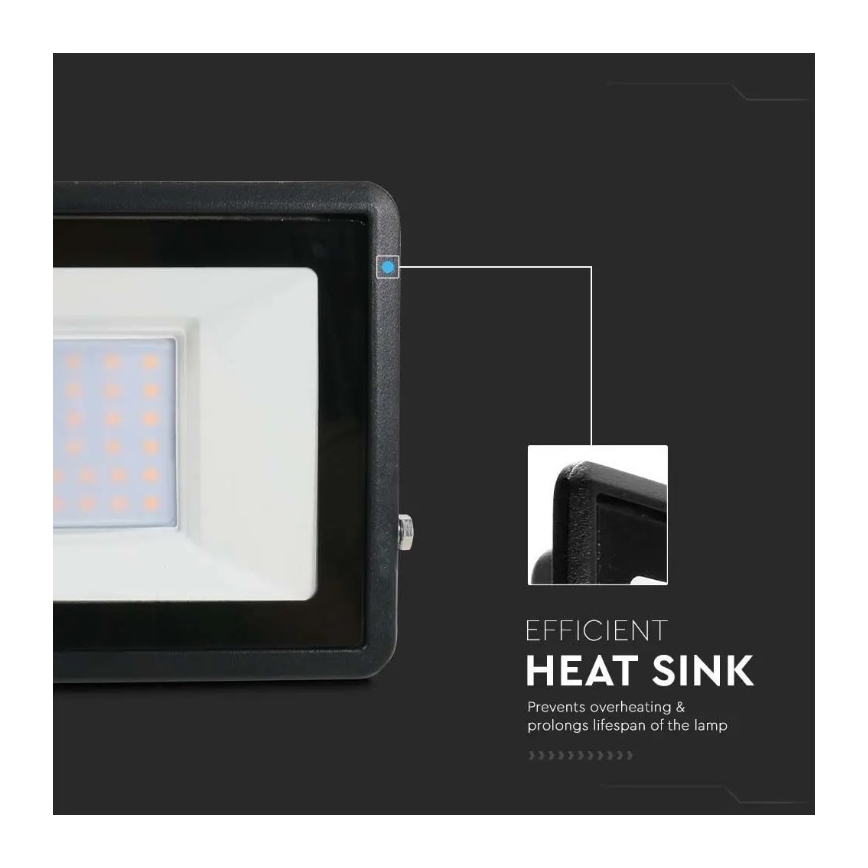 LED Прожектор с директна връзка SAMSUNG CHIP LED/30W/230V IP65 4000K