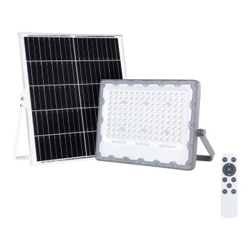 LED прожектор с слънчев панел FOCUS LED/100W/15000 mAh 3,2V 6000K IP65 + дистанционно управление