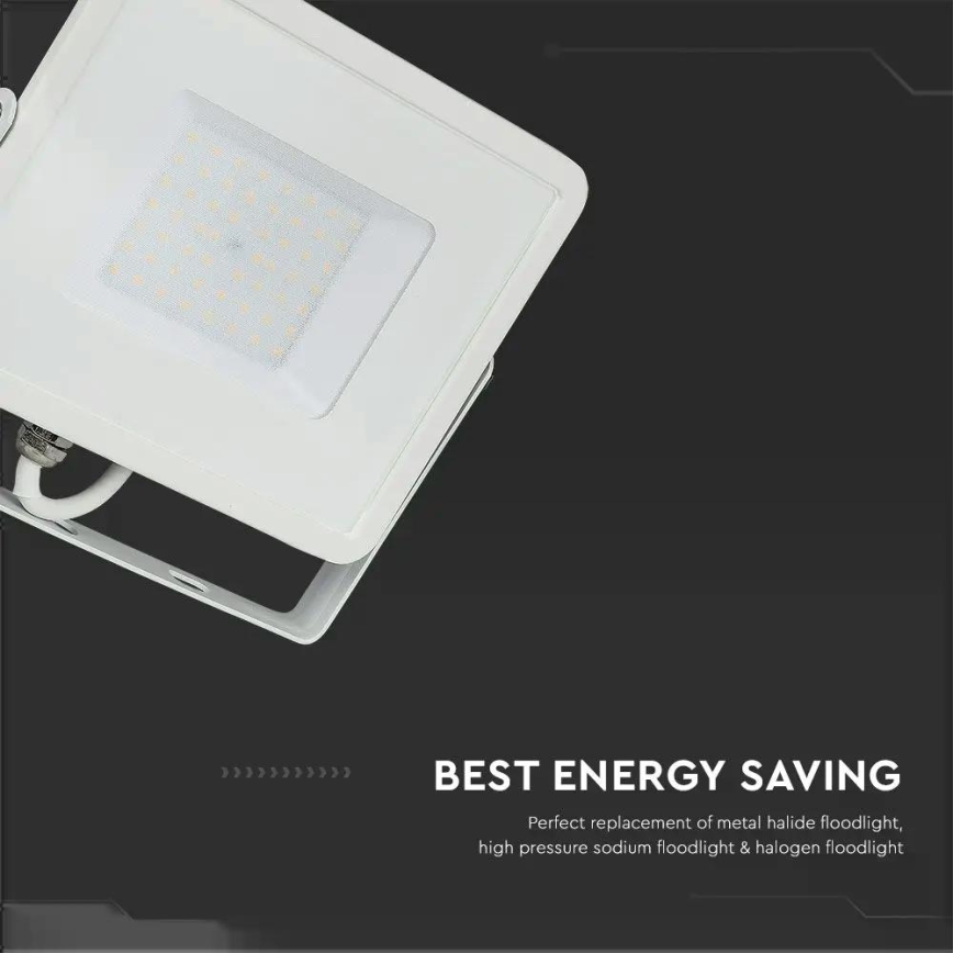 LED Прожектор SAMSUNG CHIP LED/100W/230V 4000K IP65 бял