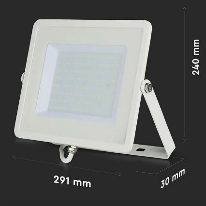 LED Прожектор SAMSUNG CHIP LED/100W/230V 4000K IP65 бял