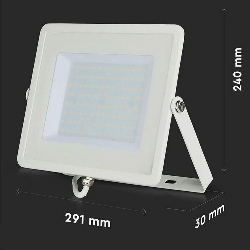 LED Прожектор SAMSUNG CHIP LED/100W/230V 4000K IP65 бял