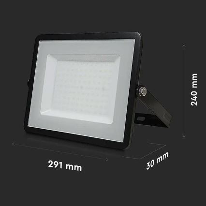 LED Прожектор SAMSUNG CHIP LED/100W/230V 4000K IP65 черен