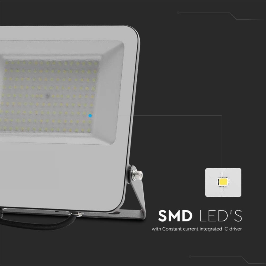 LED Прожектор SAMSUNG CHIP LED/100W/230V 4000K IP65 черен
